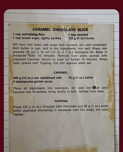 Caramel Slice