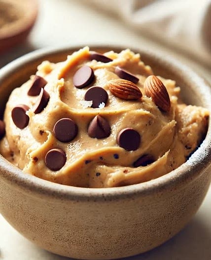 Here's a simple, healthy cookie dough recipe for one: