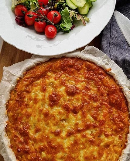 This is my viral Cheesy Lentil Bake! I shared this a few months 