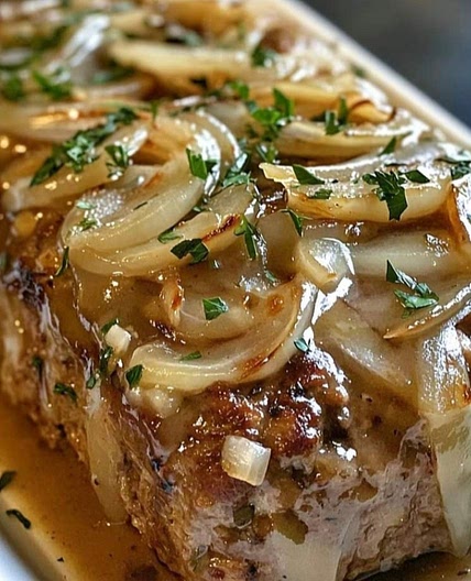 French Onion Meatloaf