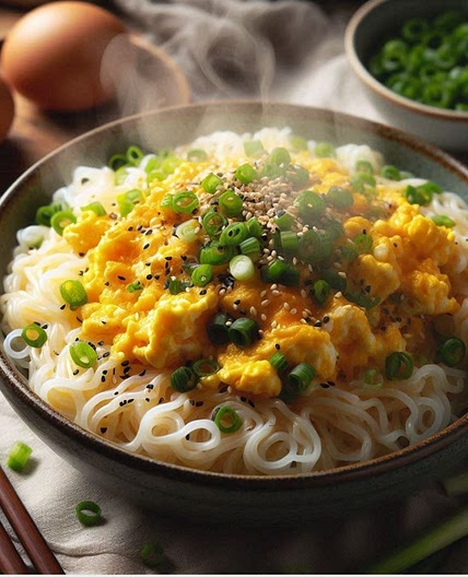 Nouilles de konjac aux oeufs