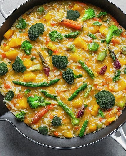 Perfectly Creamy Veggie Risotto: Easy, Flavorful, and Ready in 45 Minutes