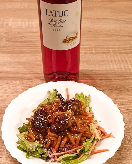 Boulettes à l'asiatique.