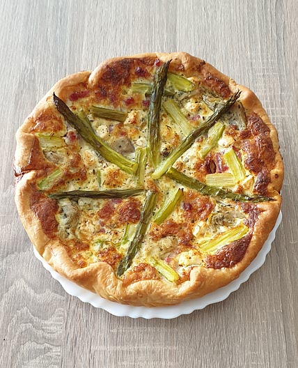 Quiche aux asperges