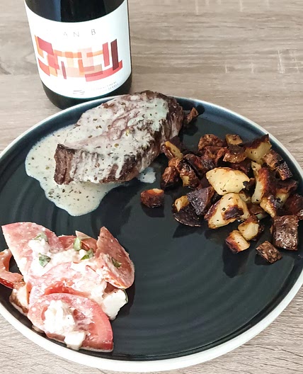 Pavé de boeuf Angus sauce roquefort