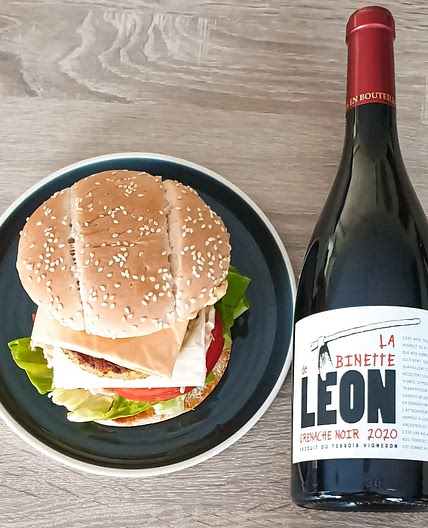 Burger poulet double cheese au coleslaw