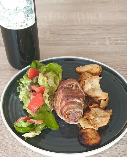 Chicons farcis enroulé de lard