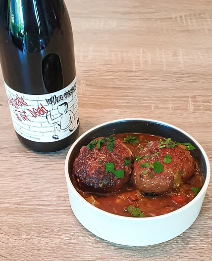 Boulettes de poulet façon carbonades à la flamandes au cookeo
