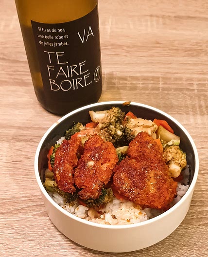 Poulet pané aux épices du Moyen-Orient