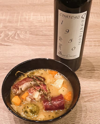 Hochepot et saucisse fermière