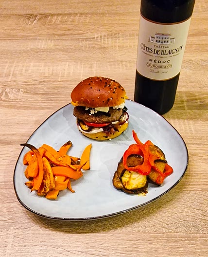 Burger au labné et fromage blanc