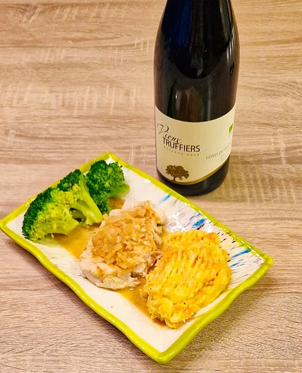 Filet de porc sauce maison avec brocoli