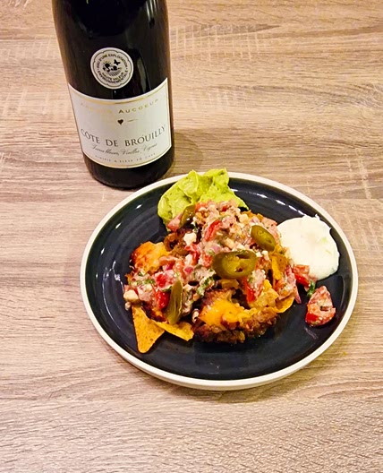 Nachos accompagnés de guacamole