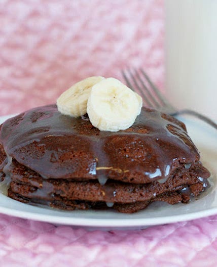 Chocolate Cake Pancakes