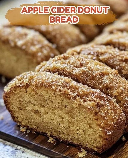 Apple cider donut bread