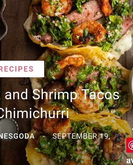 Steak Taco with Chimichurri