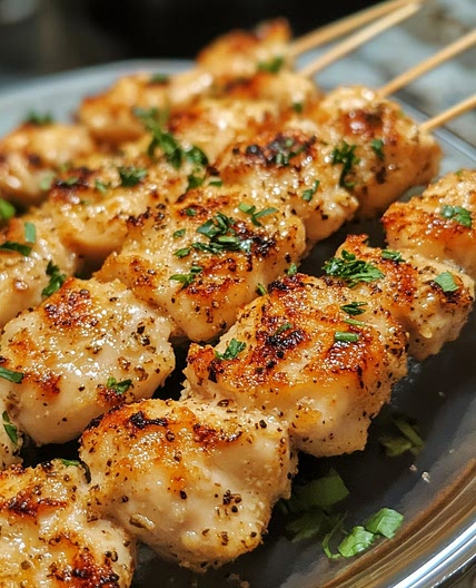 Juicy Grilled Chicken Skewers