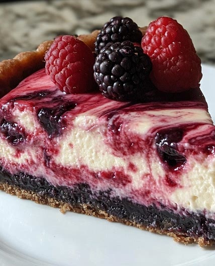 Berry Swirl Cheesecake