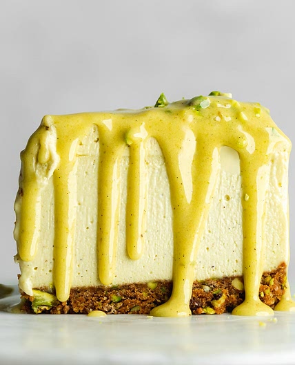 No-Bake Vegan Pistachio Cheesecake