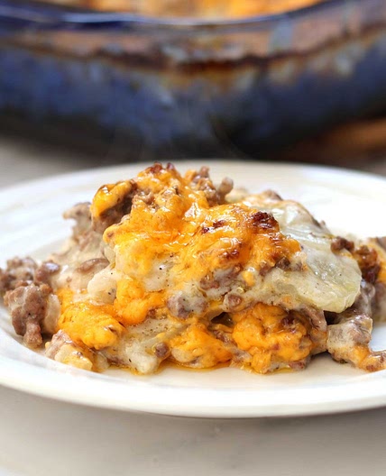 Hamburger Potato Casserole