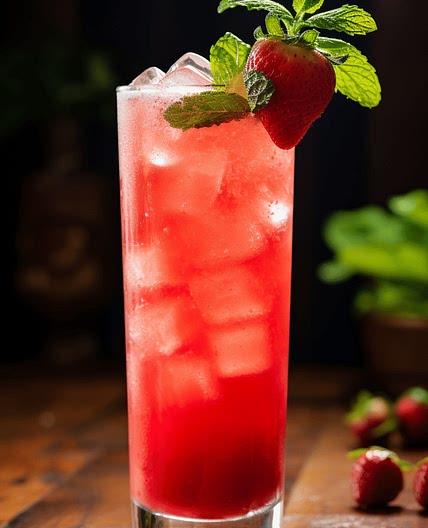 Strawberry Watermelon Spritzer