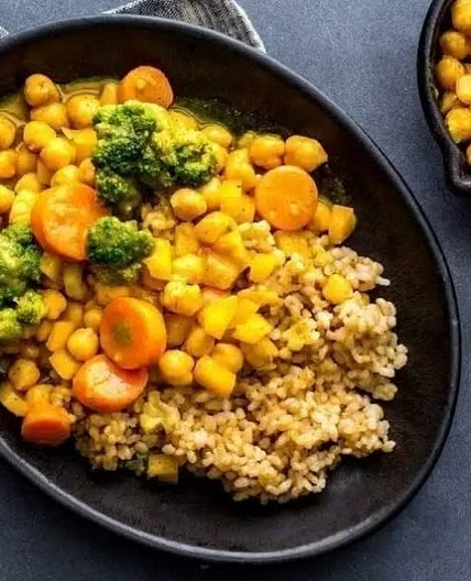 Chickpea vegetable curry (myfitnesspal)