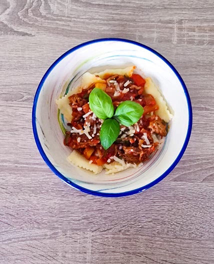 Raviolis à la sauce sicilienne