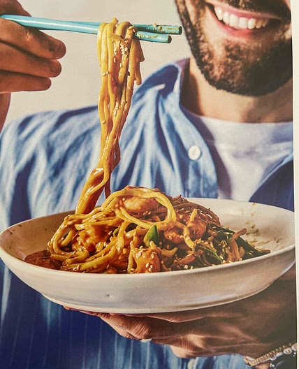 Creamy peanut noodles 