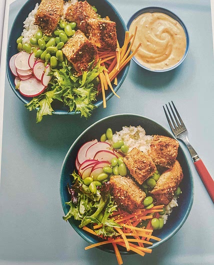 Bang bang salmon rice bowl - the good bite 