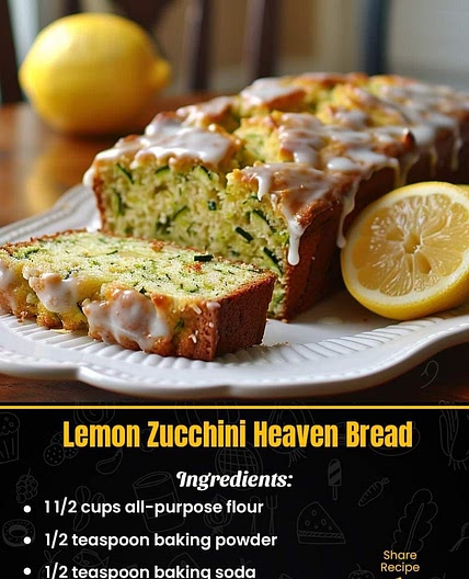 Lemon zucchini bread