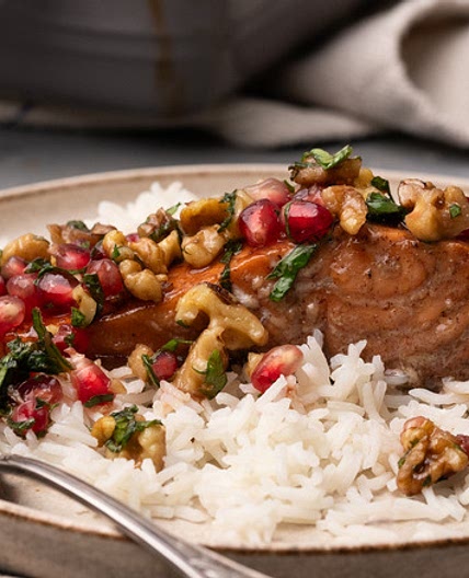 Pomegranate-Glazed Salmon Recipe
