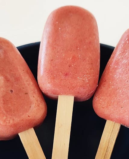 Strawberry Ice Lollies