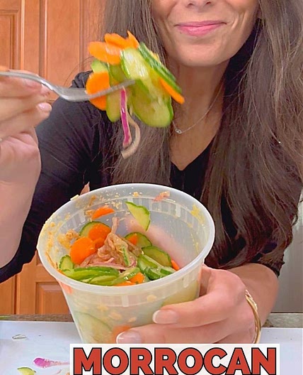 Moroccan Cucumber Carrot Salad
