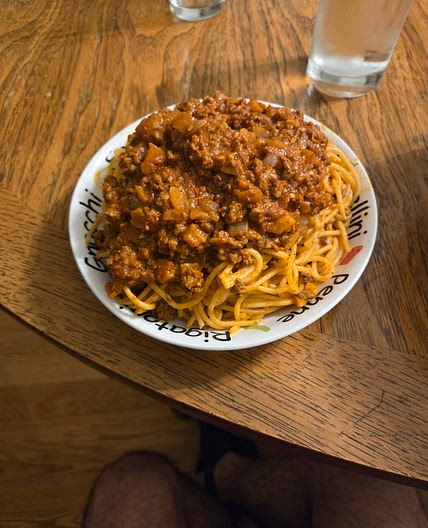 Pasta piccante al manzo