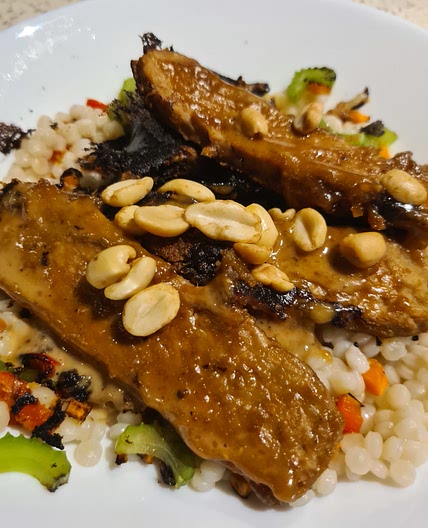Satay Tempeh Couscous
