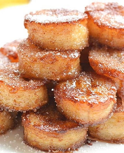 Pan Fried Cinnamon Bananas