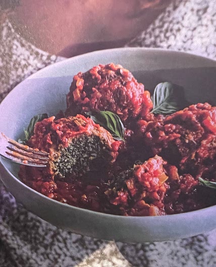 Gnudi with ricotta and Spinach