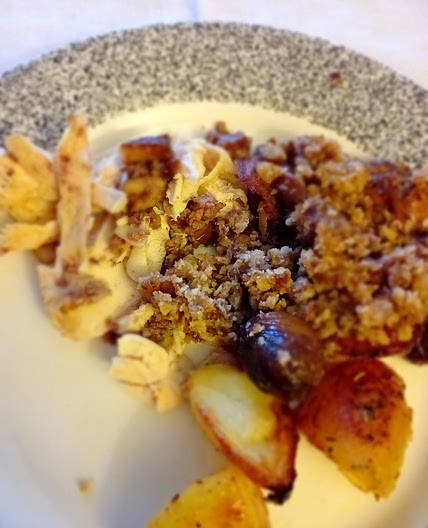 Pollo a las castañas