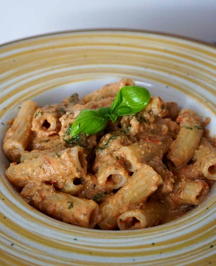Chicken eggplant pasta