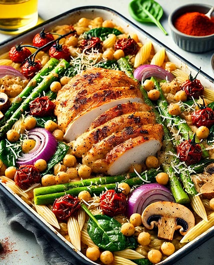 One pot pasta poulet légumes