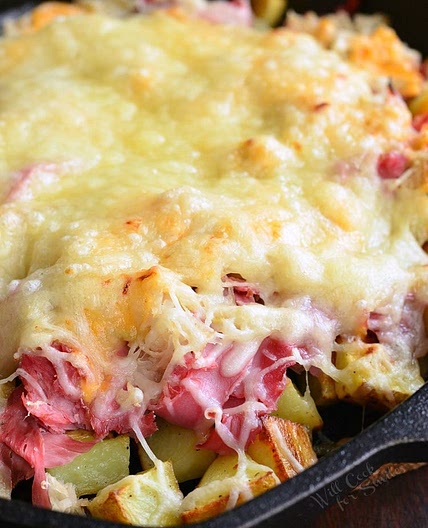 Reuben Loaded Roasted Potatoes