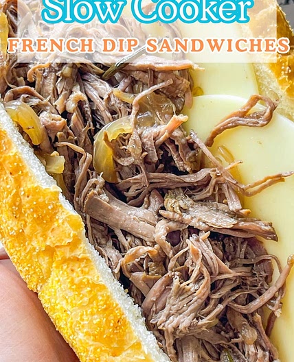 Crock Pot French Dip Sandwiches 