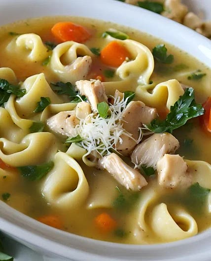 Chicken Tortellini Soup
