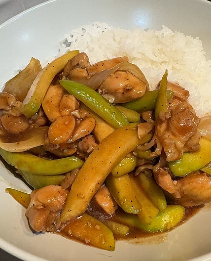 Chicken and Chayote Stir Fry