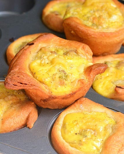 Leftover Turkey Breakfast Egg Muffins