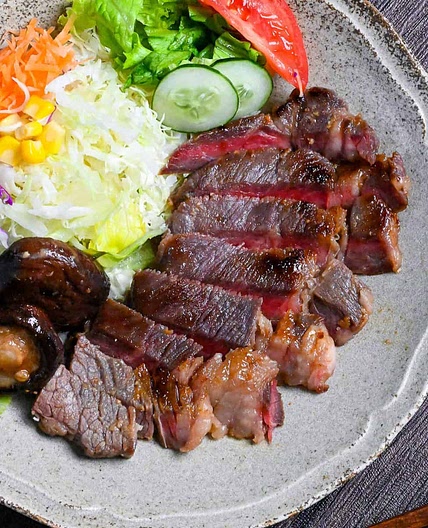 Miso Marinated Beef Steak