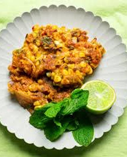 Sweetcorn and Kimchi Fritters