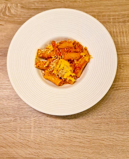 Rigatoni au poulet sauce tomate