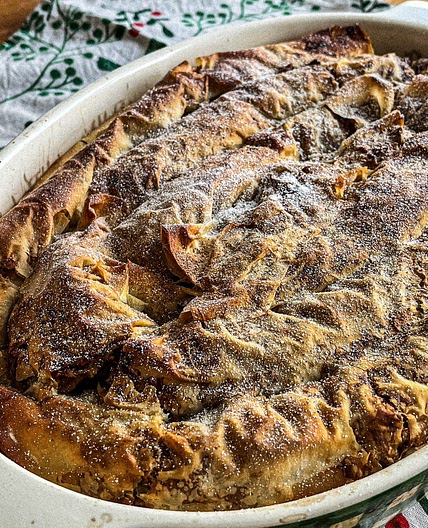 Apple Strudel with Phyllo pastry