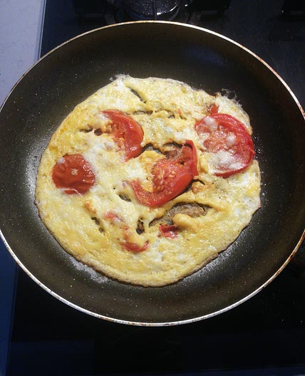 Domatesli Omlet